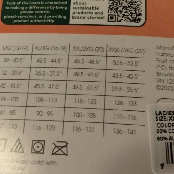 Fruit Of The Loom Waffle Pant Thermal Long Johns White XXXL 3XG - Picture 4 of 6